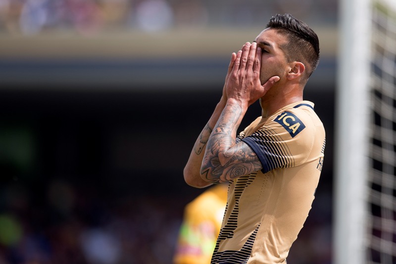 Ismael Sosa, jugador de Pumas 