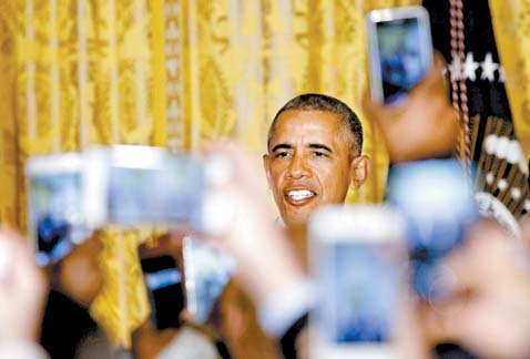 “Será divertido cuando vayamos”, dijo Obama durante una reunión con activistas de los derechos civiles en Washington. 