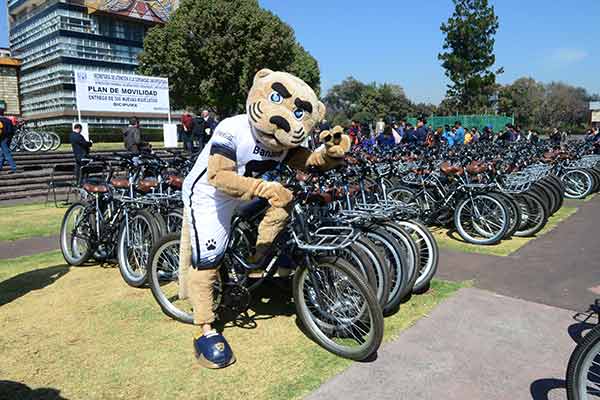 El sistema gratuito Bicipuma tiene 500 nuevas unidades con un modelo creado en instalaciones de la propia UNAM.
