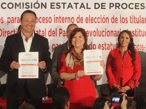 La fórmula de unidad que se registró tuvo el apoyo institucional de la mayoría de los servidores públicos.