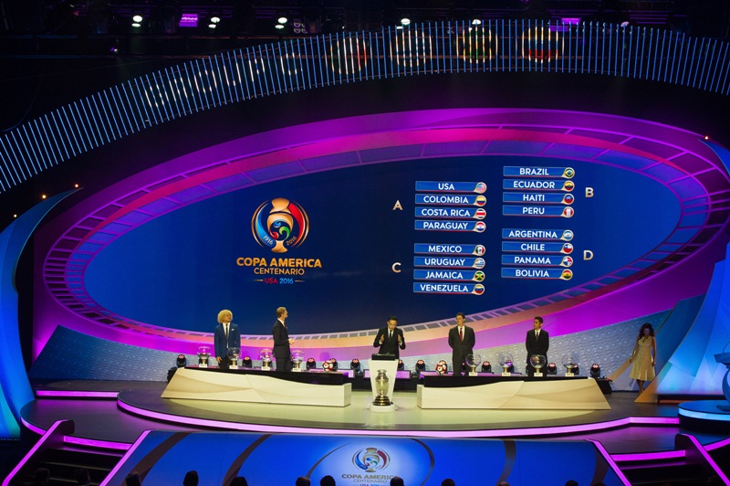 Los grupos de la Copa América Centenario 