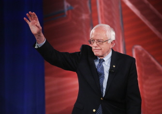 Bernie Sanders, hoy en un encuentro patrocinado por la CNN en la University of South Carolina, en Columbia, Carolina del Sur