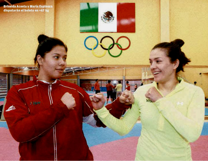 Briseida Acosta y María Espinoza disputarán el boleto en +67 kg