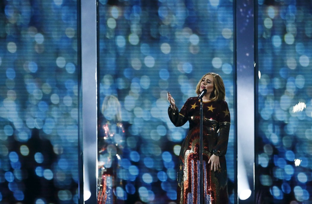Adele interpretó el tema 'When We Were Young'. 
