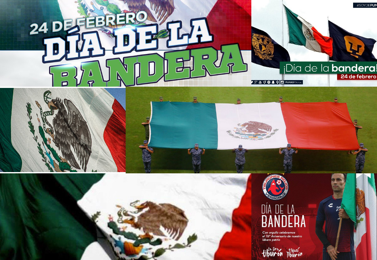 Así celebraron algunos equipos de la Liga el Día de la Bandera 