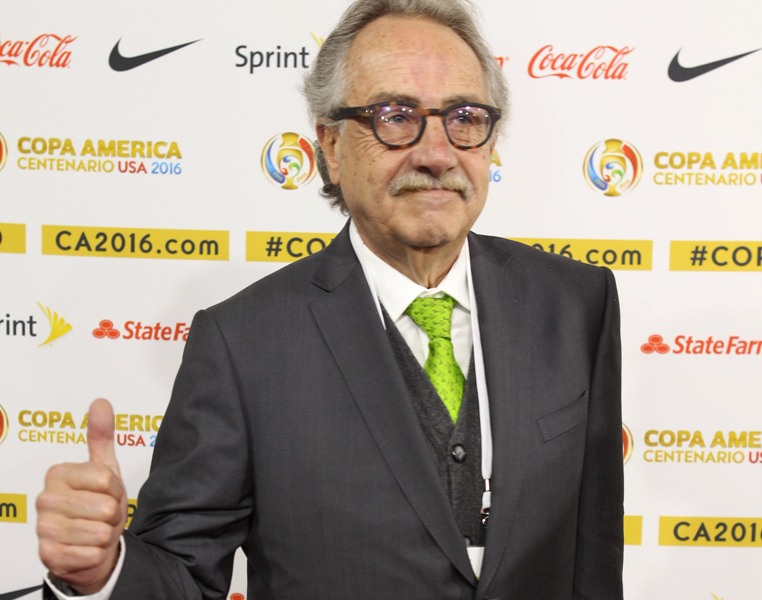 Decio de María en el sorteo de Copa América 