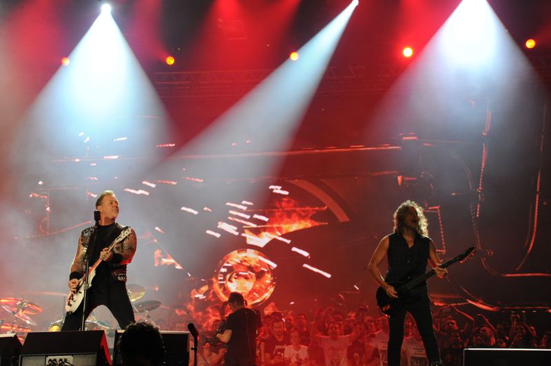 Metallica se presentó en el Bataclan en junio de 2003. 