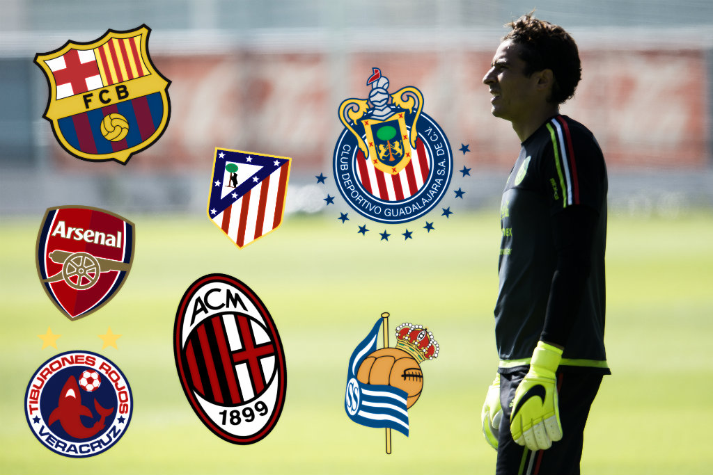 Varios equipos han sonado en torno a la carrera de Guillermo Ochoa 