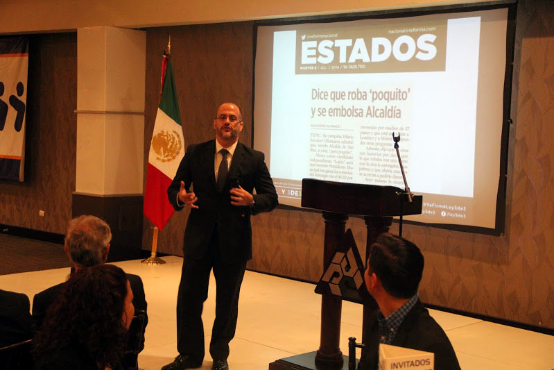 Max Kaiser, director Anticorrupción del IMCO.