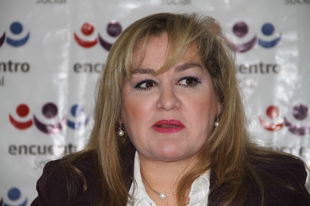 Laura Fernández, secretaria general del comité directivo estatal del PES. 