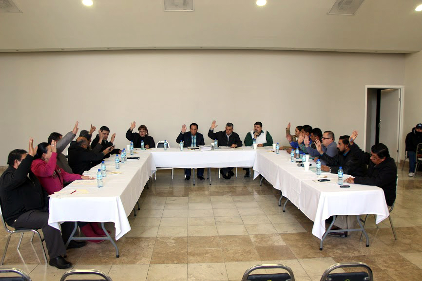 Sesión del Cabildo de Lerdo donde aprobaron la cuenta pública.