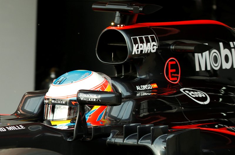 El piloto español, Fernando Alonso sobre su monoplaza