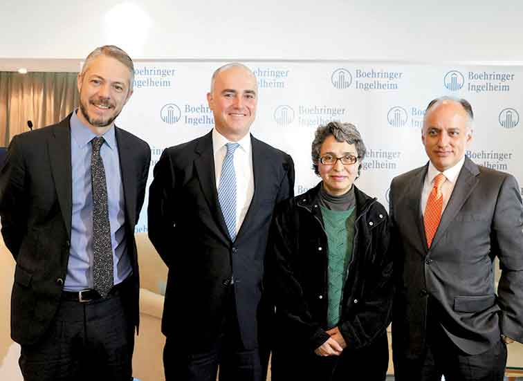 Marino Fernández, Francisco Espinosa, Mayra Mejía y Héctor Martínez.