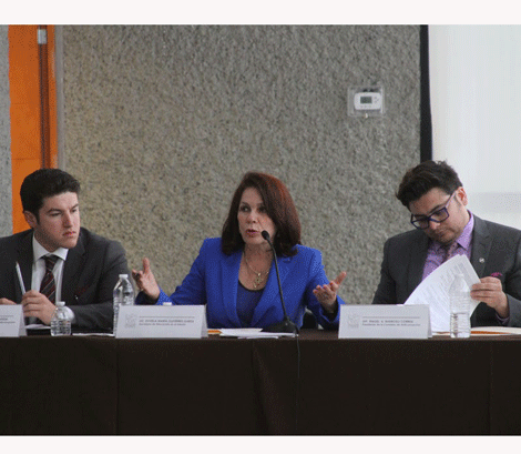 La titular de Educación expuso sus argumentos ante los legisladores.
