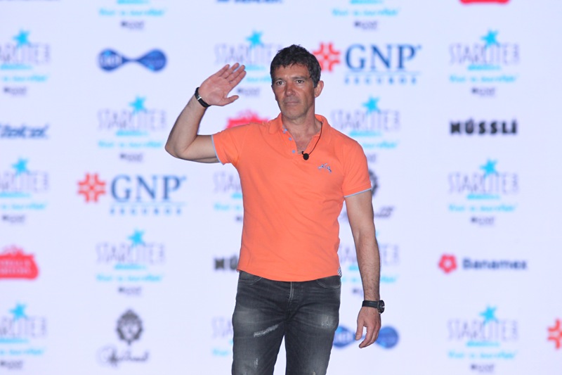 Antonio Banderas visitó México.