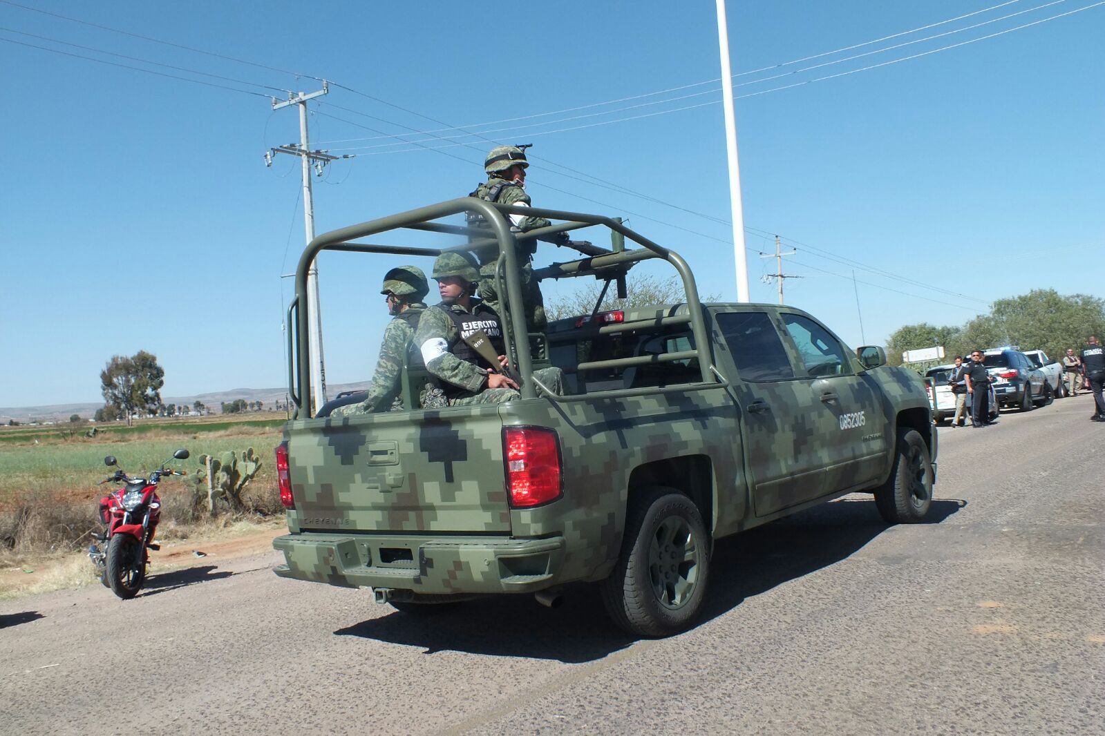 Elementos del Ejército se traladaron al penal para apoyar con la vigilancia.