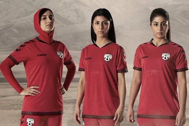 El uniforme de la selección femenil de Afganistan 