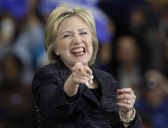 Hillary Clinton habla hoy en un acto político en el Recreation Center del campus del Cuyahoga Community College, en Cleveland, Ohio