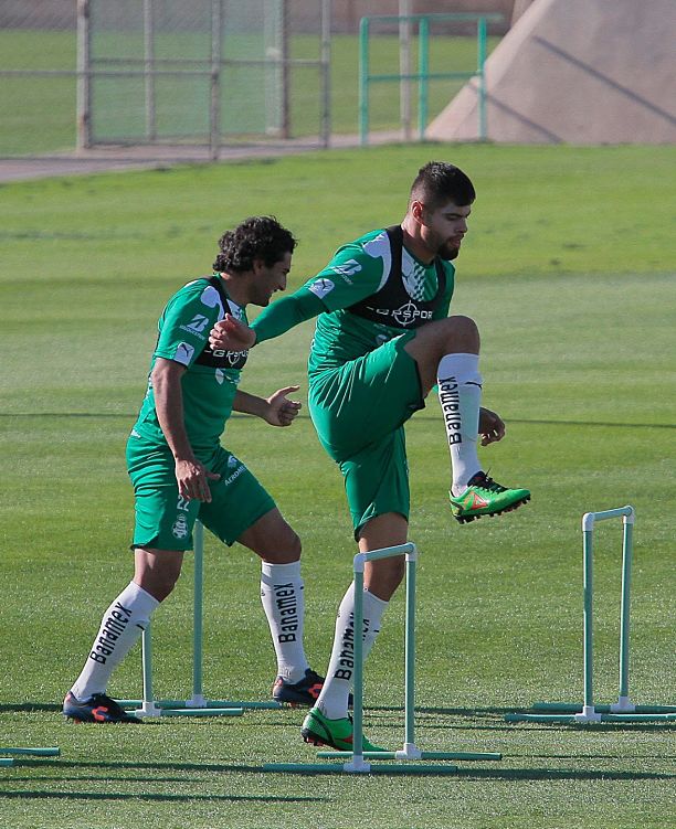 Santos Laguna realiza su preparación de cara a la siguiente jornada, en la que recibirá a los Tuzos del Pachuca en el TSM.