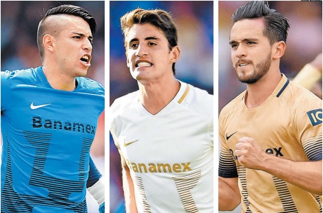  Alfredo Saldívar, Josecarlos Van Rankin y  Luis Fernando Quintana 