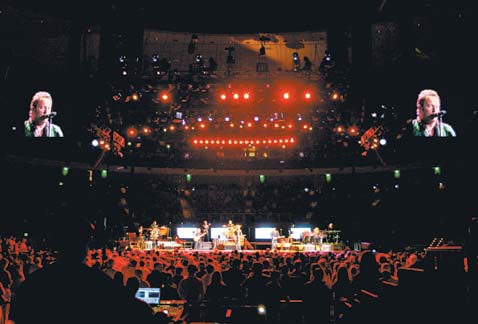 Espectáculo de Bruce Springsteen. 