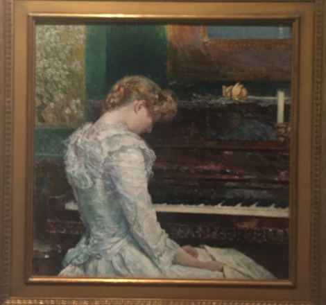 La sonata, de Childe Hassam.