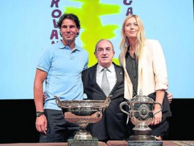 Rafael Nadal y Sharápova 