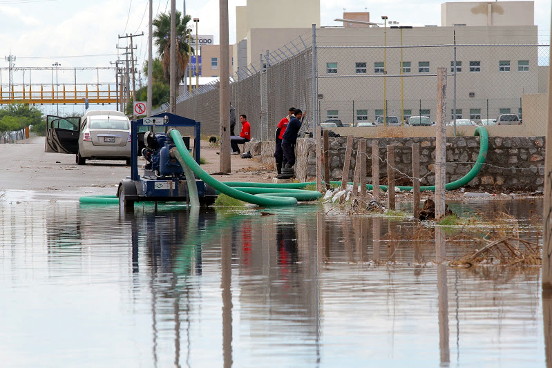 La lluvia de esta semana en Torreón equivale a casi la mitad de lo que cayó en 2015.