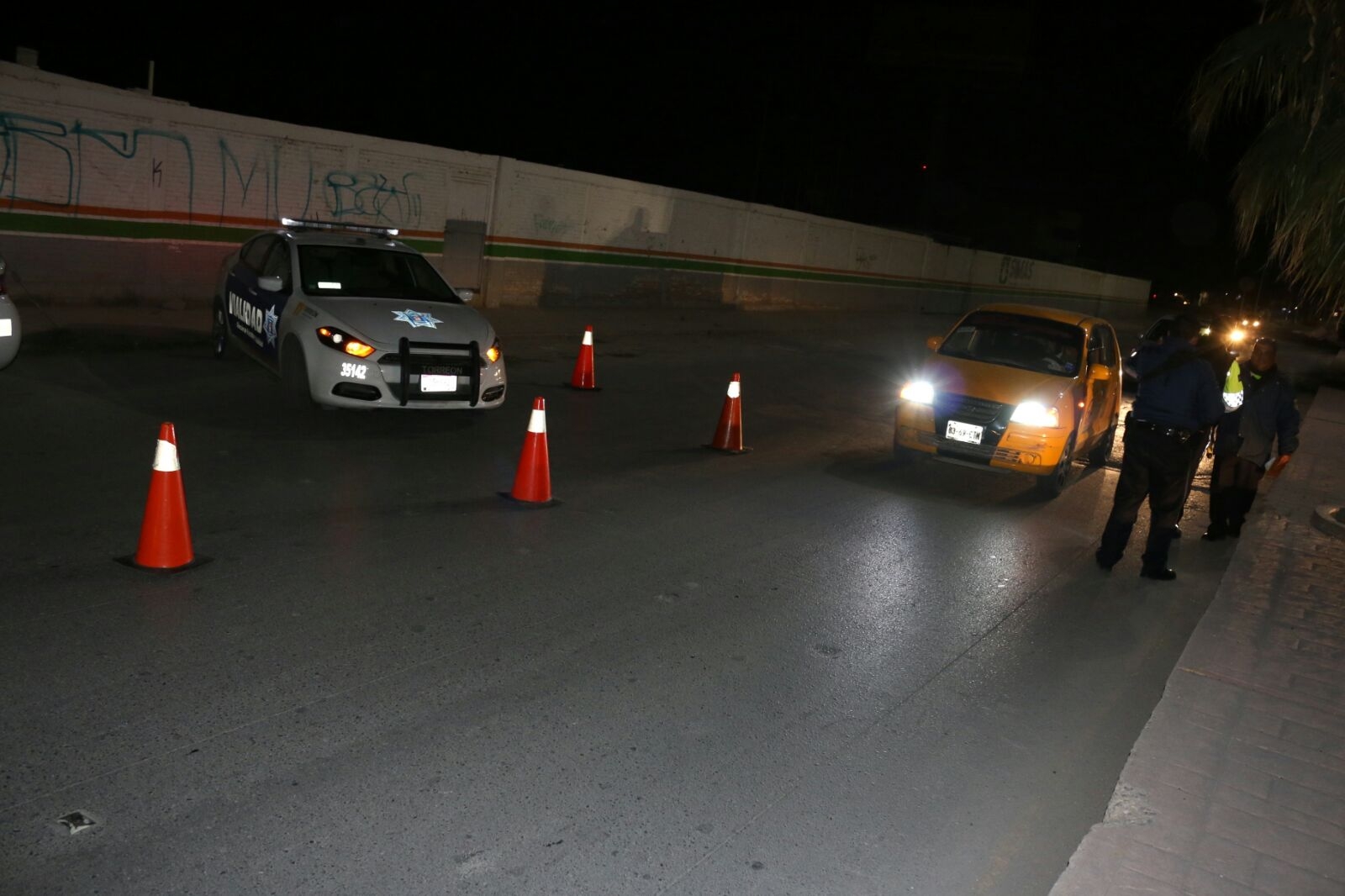 El operativo alcoholímetro en Torreón dejó 13 detenidos durante el fin de semana.