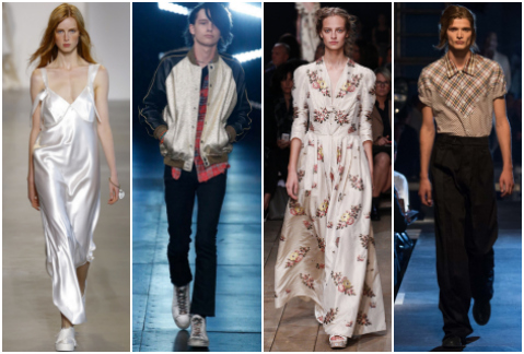 Vestidos tipo pijama, chamarras bombers y estampados florales son algunas de las tendencias de esta primavera. 