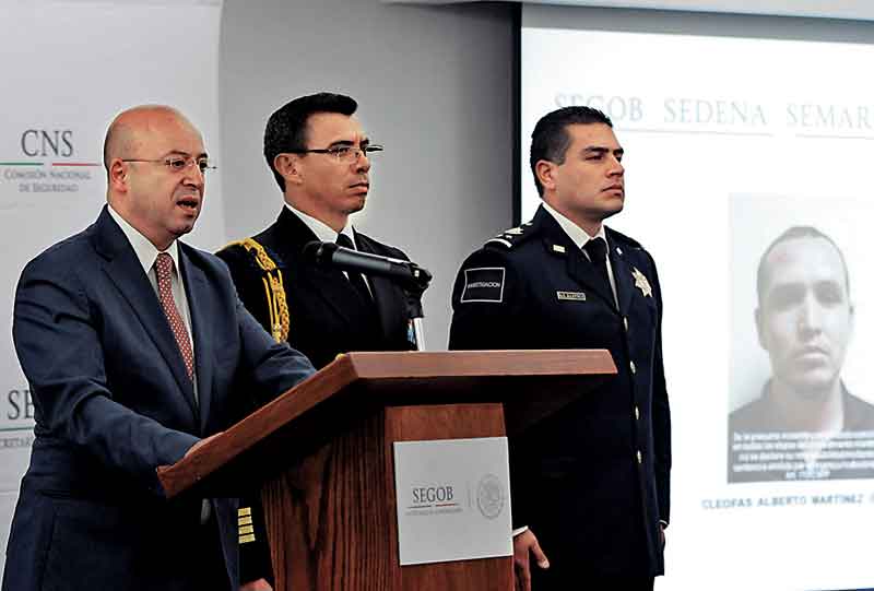 El titular de la Comisión Nacional de Seguridad, Renato Sales, ofreció detalles de la captura.