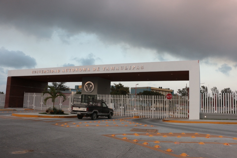 En los accesos al campus Tampico-Madero se encuentran filtros de seguridad.