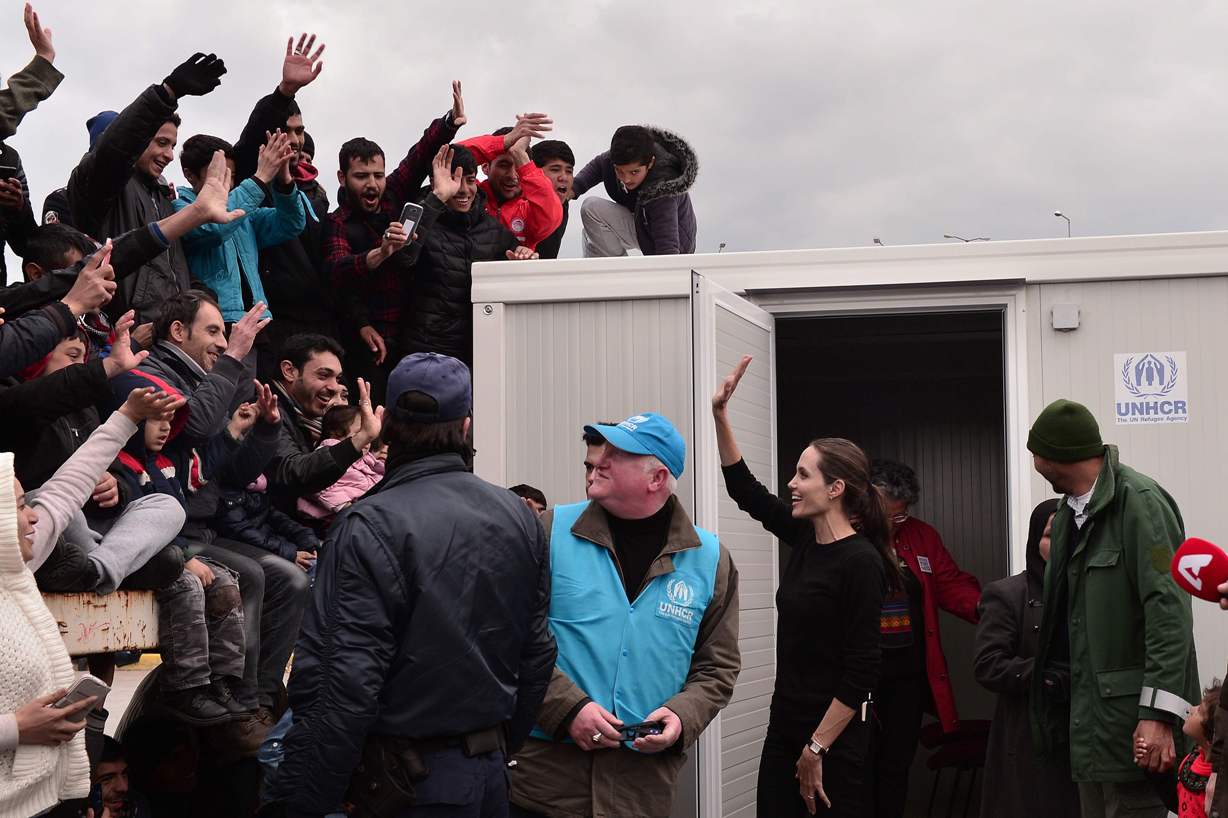 La actriz es embajadora de buena voluntad del Alto Comisionado de la ONU para los Refugiados (ACNUR).