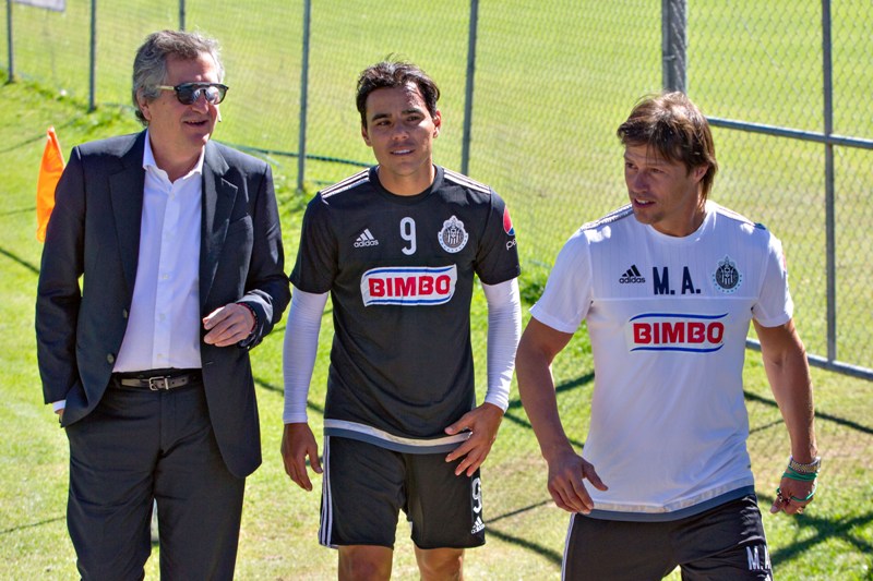 Jorge Vergara, Omar Bravo, Matías Almeyda 