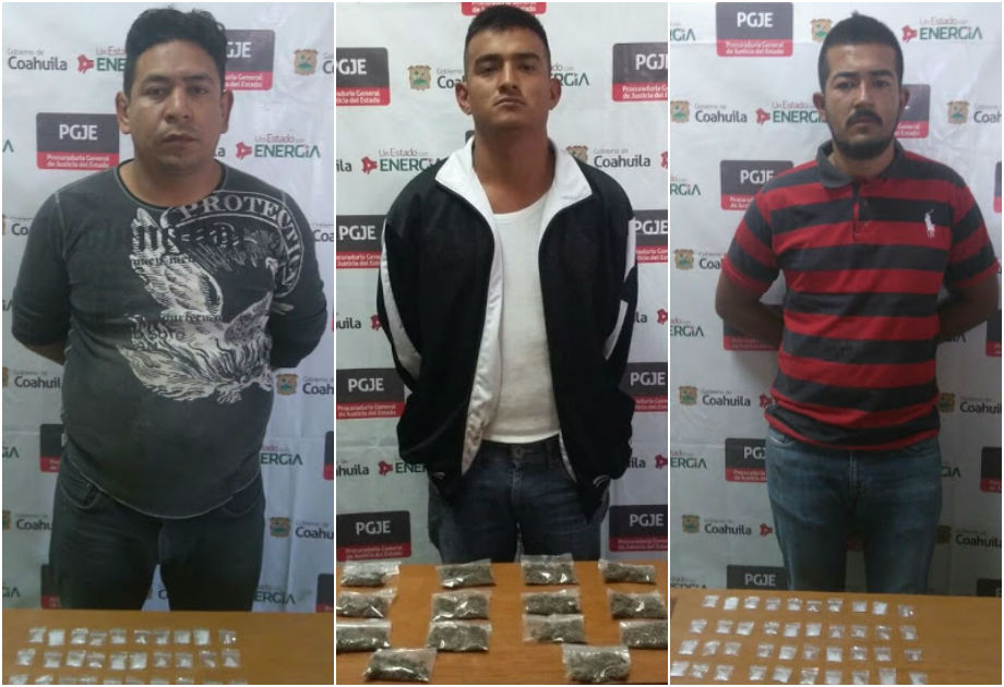 Los inculpados fueron puestos a disposición del Ministerio Público.