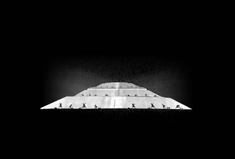 El espectáculo no daña los vestigios arqueológicos.