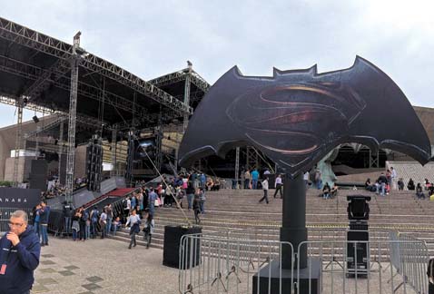 El Auditorio Nacional se transformó para la 'premier'.