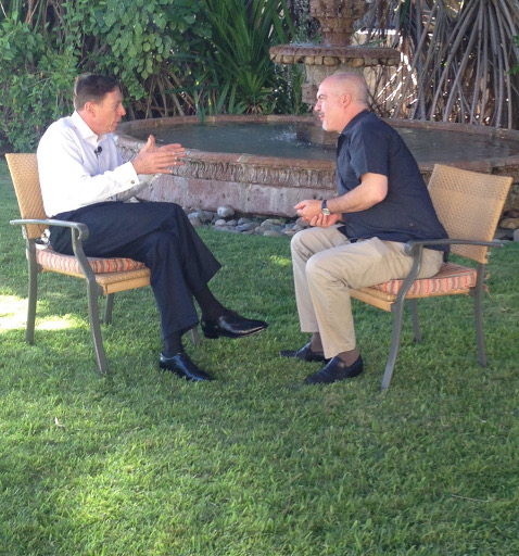 El general en retiro David Petraeus, ex director de la CIA, en entrevista con Carlos Puig.