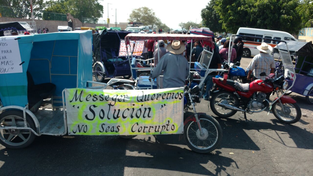 Bastida reconoció que no cuentan con permisos para trabajar el transporte, 