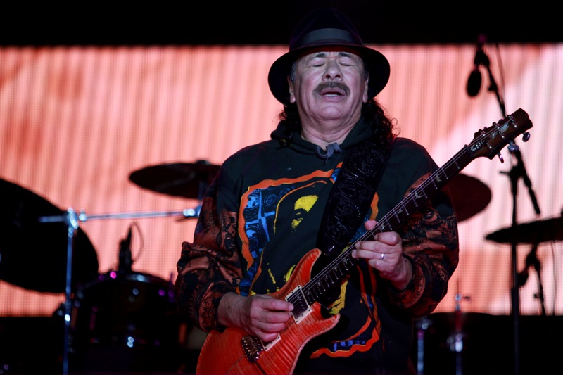 Carlos Santana.