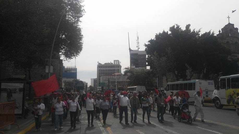 Antorchistas en Guadalajara