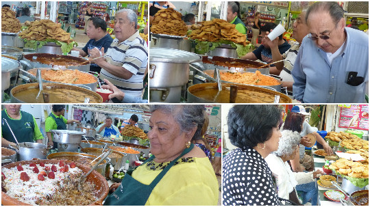 "Antojitos Mayela" tiene 55 años en el Mercado Juárez de Torreón, ofreciendo comida tradicional de Cuaresma.
