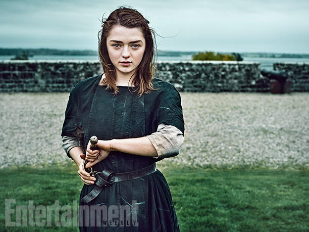 "En la temporada pasada preguntaban '¿Arya está muerta?' No, está ciega", dijo Maisie Williams, que interpreta a Arya Stark. 