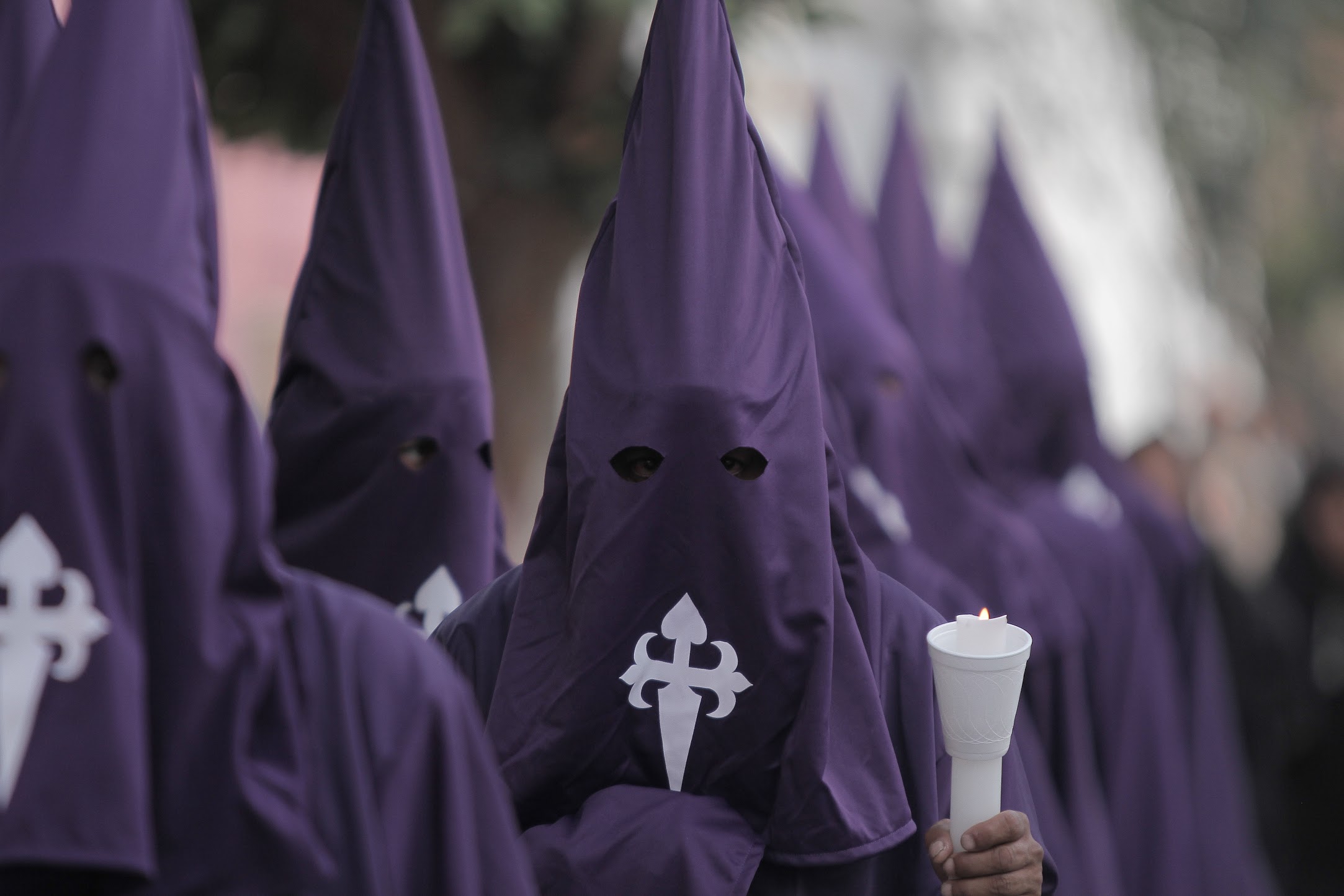 Los Cardencheros de Sapioriz acompañaron en esta ocasión la Procesión del Silencio en Viesca.