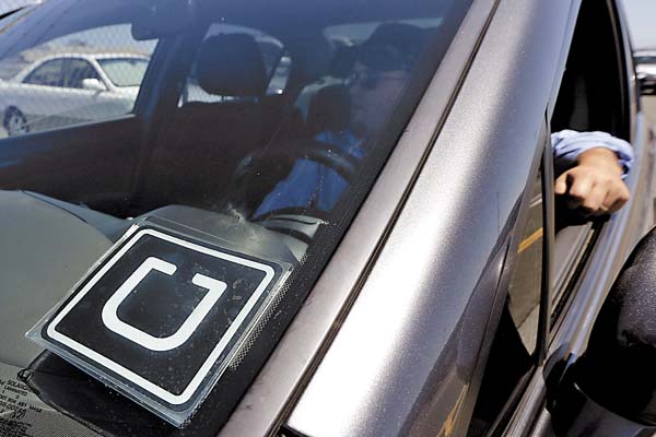 Servicio de taxis mediante aplicación.