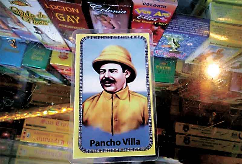 Estampita con oración a Francisco Villa.