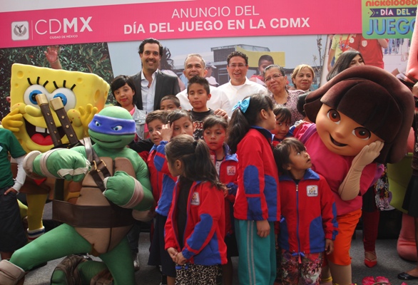 La iniciativa del "Día del Juego" es promovida por el gobierno de la CdMx y Nickelodeon.