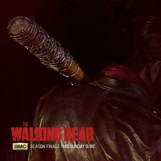 Negan y Lucille en la imagen que lanzó AMC. 
