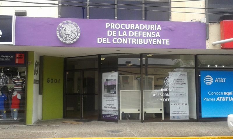 Oficinas de la Procuraduría de la Defensa del Contribuyente Tampico.