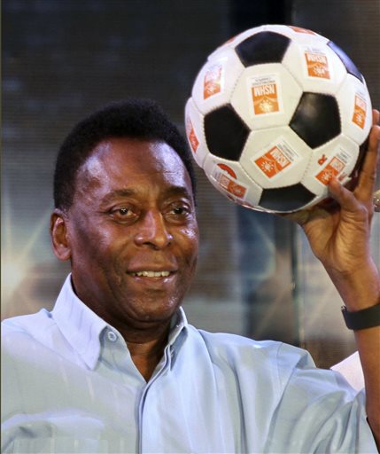Pelé en uno de sus comerciales 
